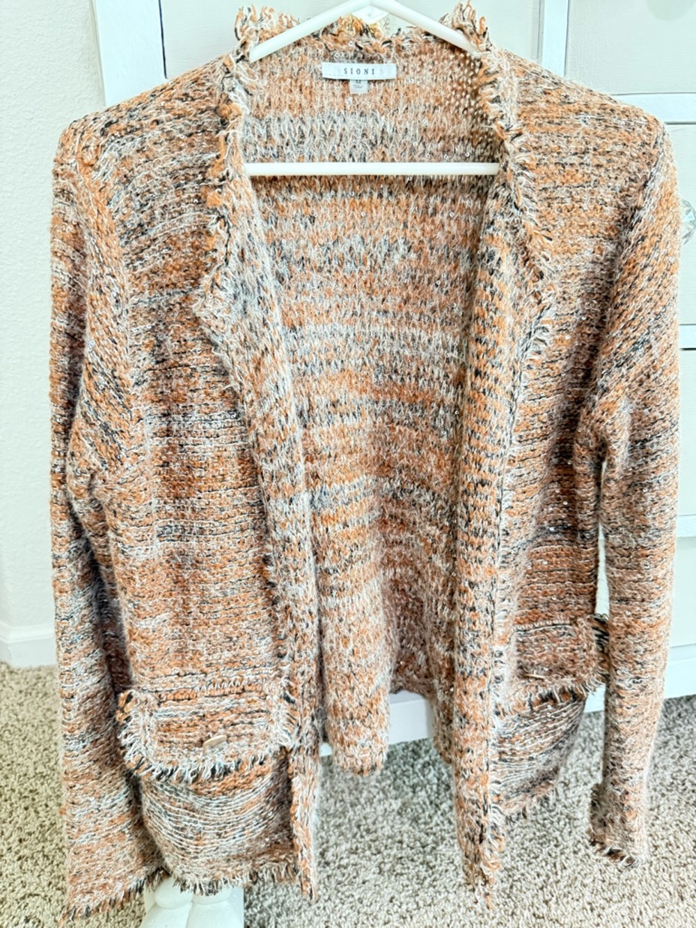 Vintage Sioni Sequin Cardigan Sweater